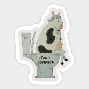 The thinker Sticker